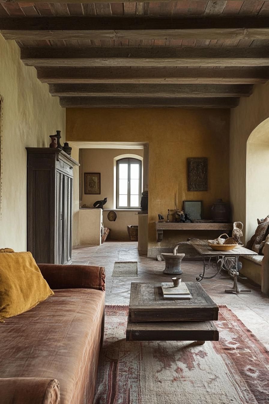 Tuscan modern interior with old world charm 2
