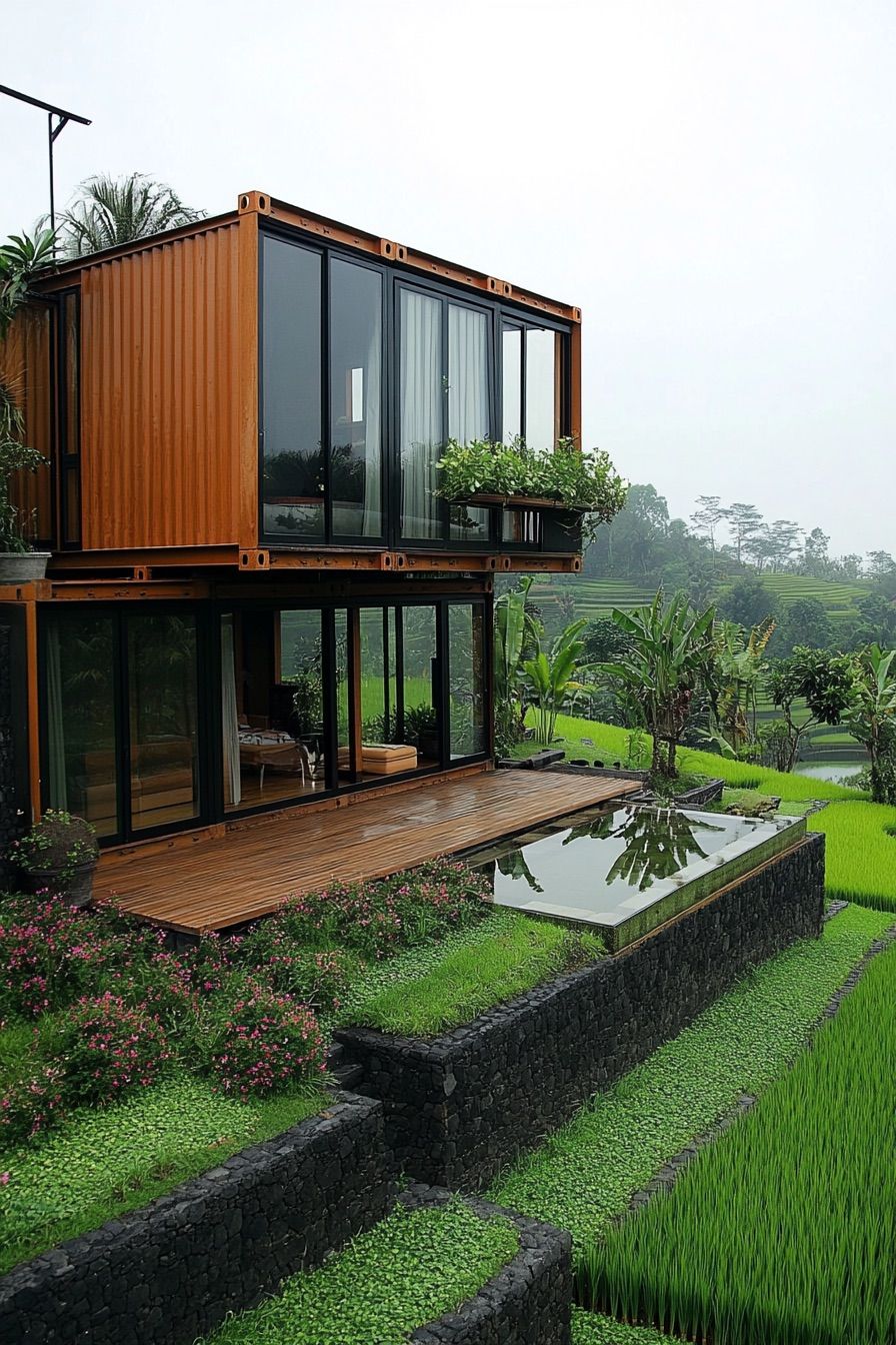 shipping container house eco friendly 2