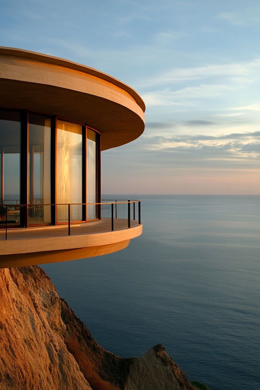 Round House With Adjustable Sunshades