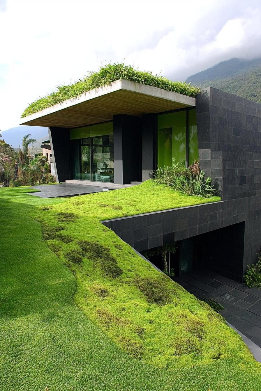Moss-covered Roof