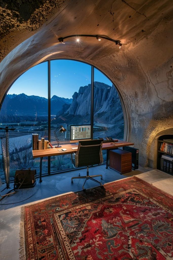 cave room office