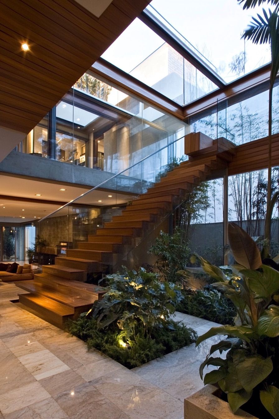 Atrium With Retractable Roof
