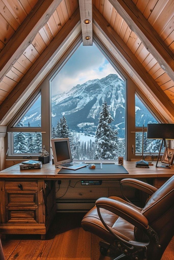 attic home office