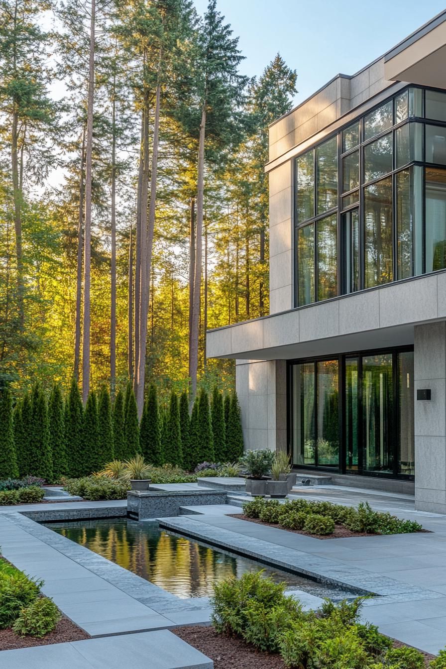 Sophisticated Modern Villa With Serene Garden