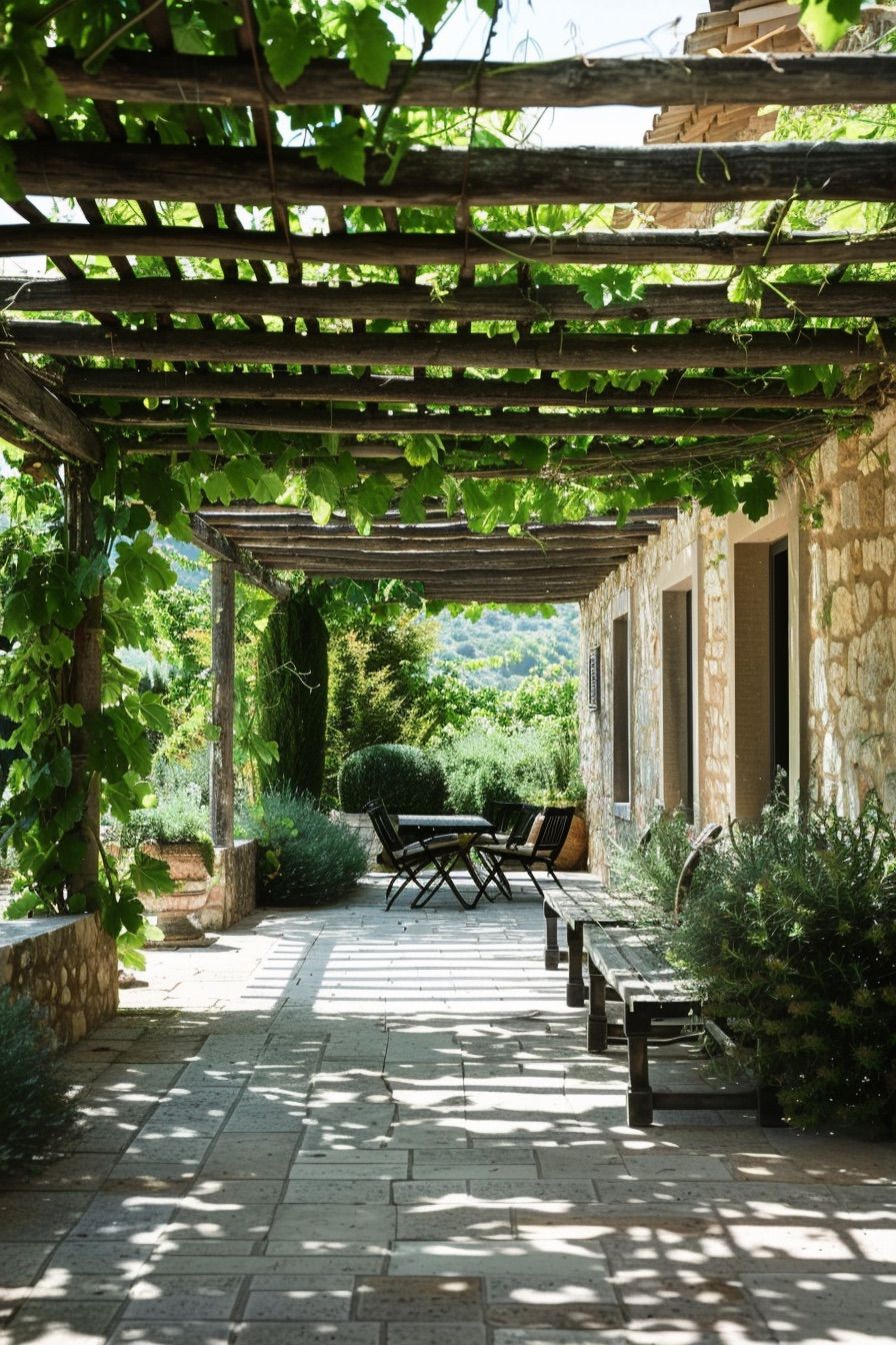 Pergolas With Vines