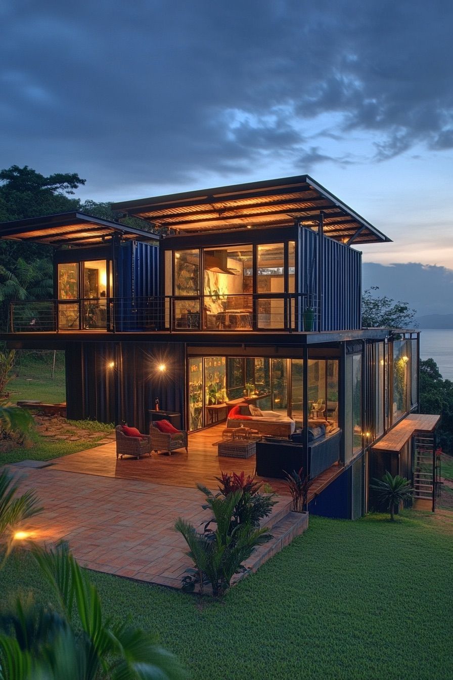 Tropical Container Retreat