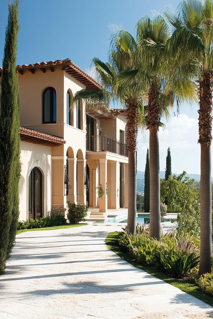 Tuscan Bliss Surrounded by Palms