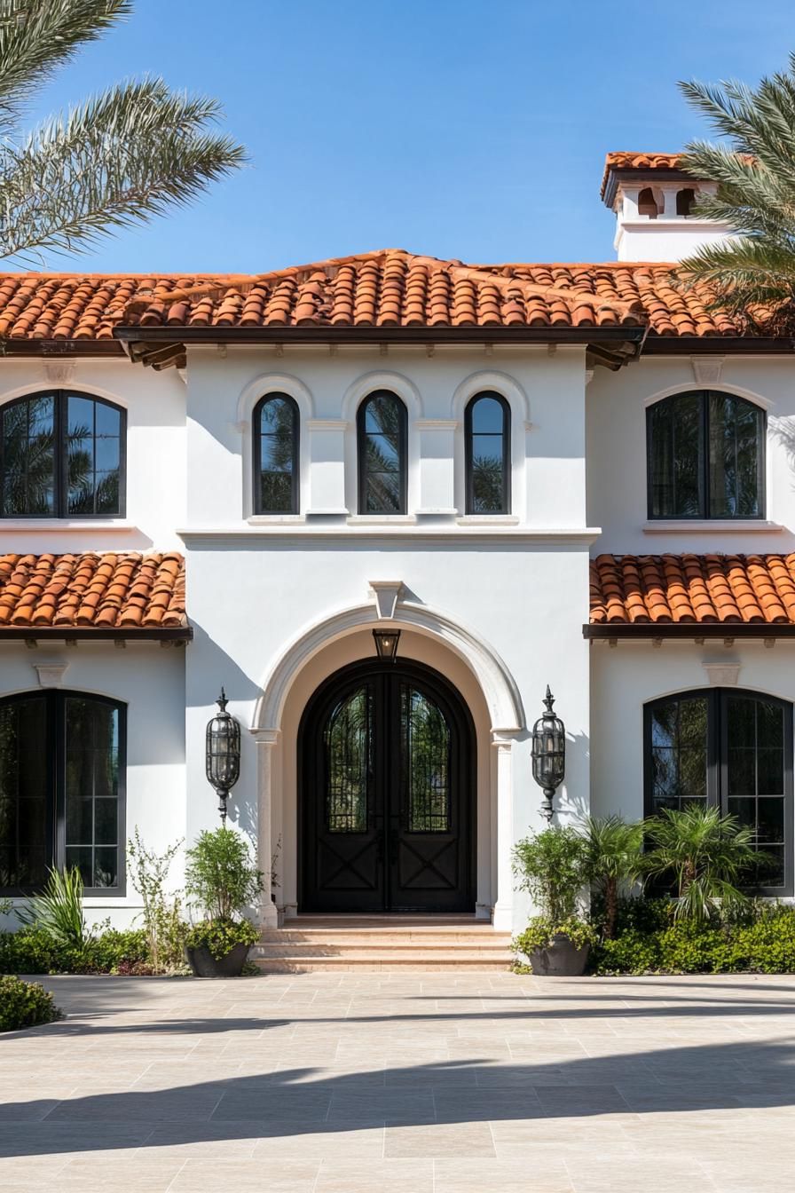 Red Barrel Roof Tiles With Decorative Finials