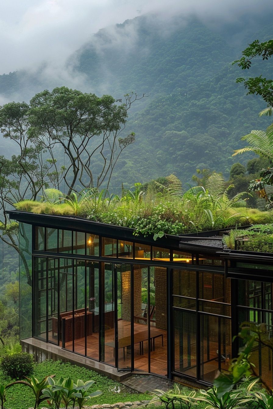lush cabin