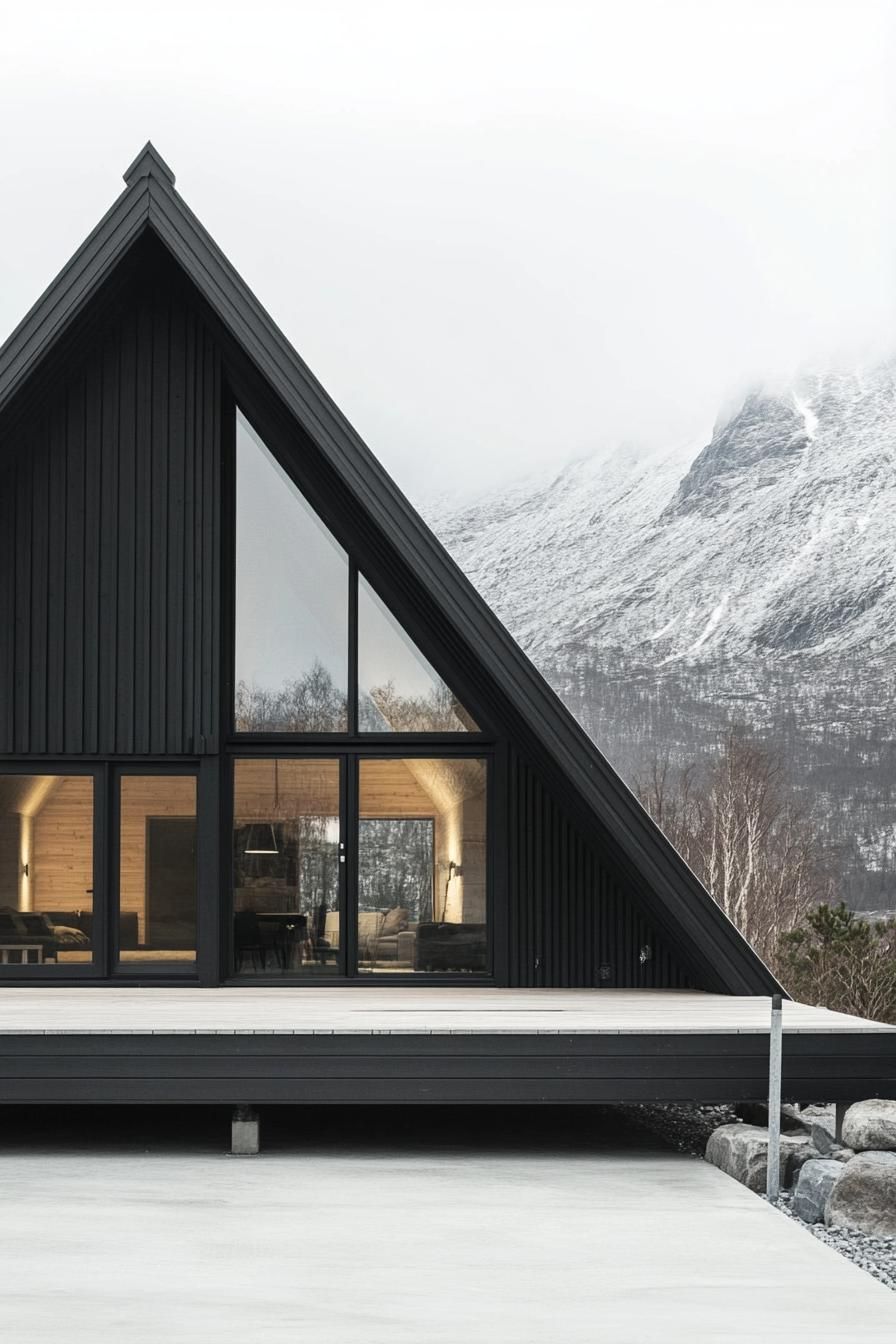 A-Frame Appeal: Nordic Serenity Meets Modern Design