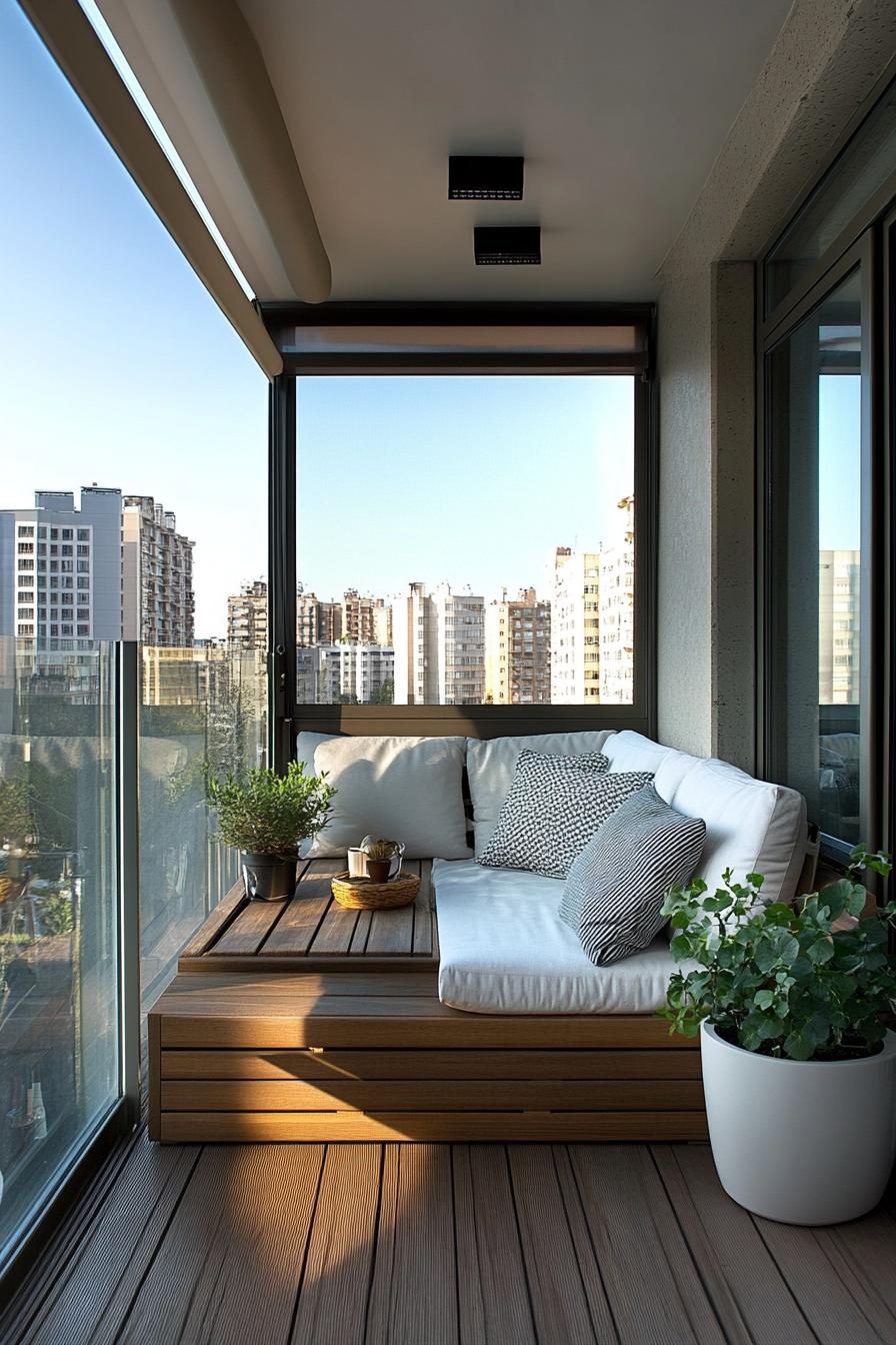 Glass-enclosed Balcony