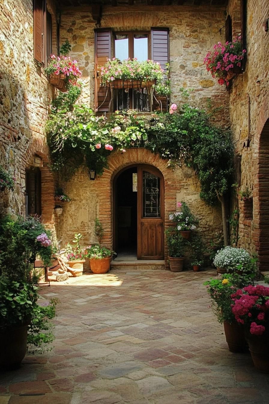 Charming Tuscan Courtyard Retreat