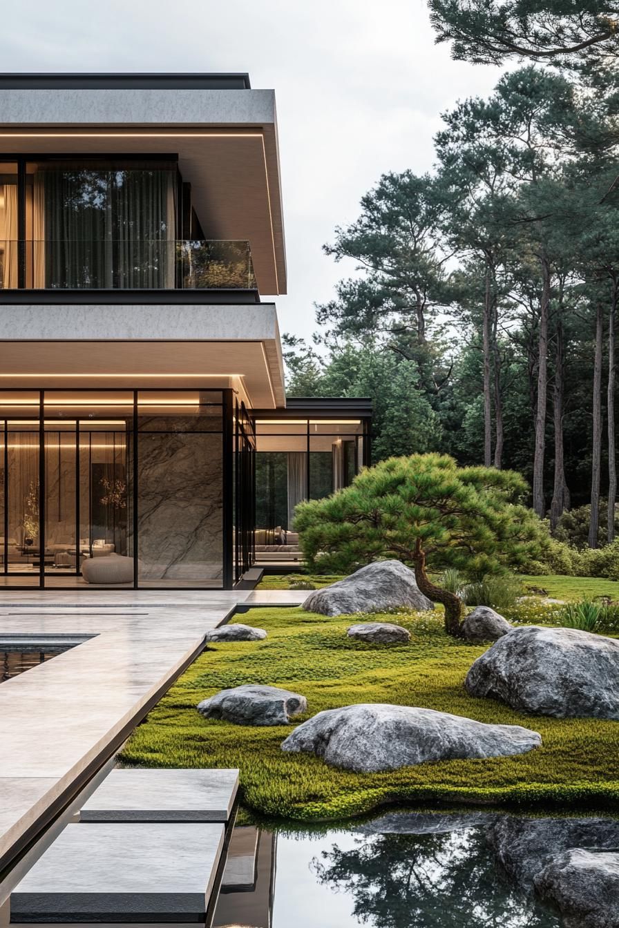 Modern Oasis With Zen Garden