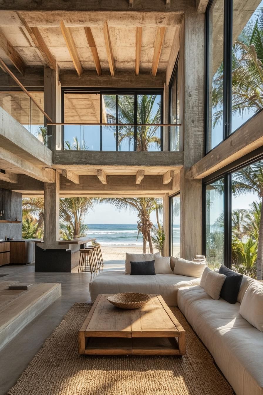 Beachfront Bliss: A Concrete Dream