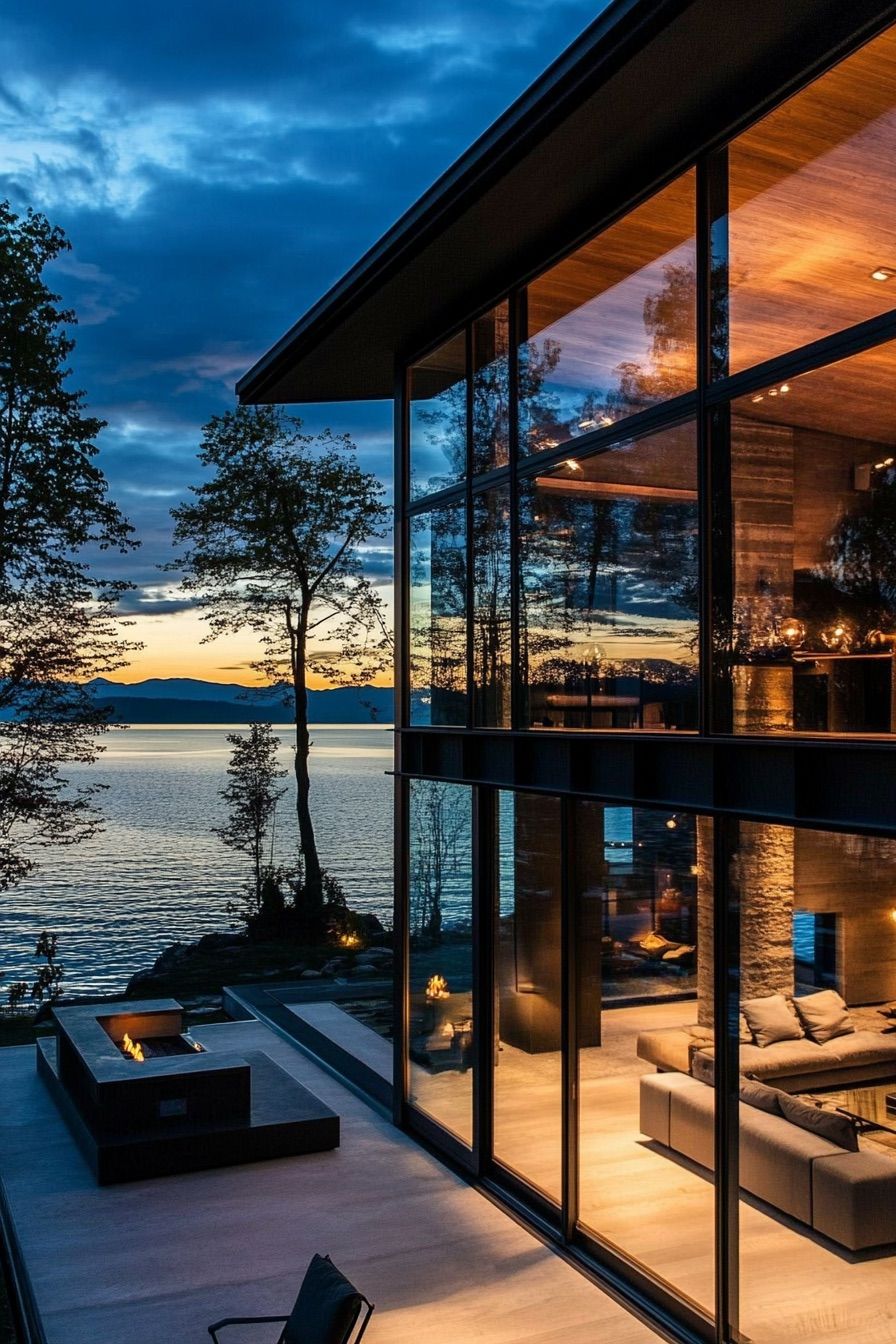 lakeside house panoramic views 2
