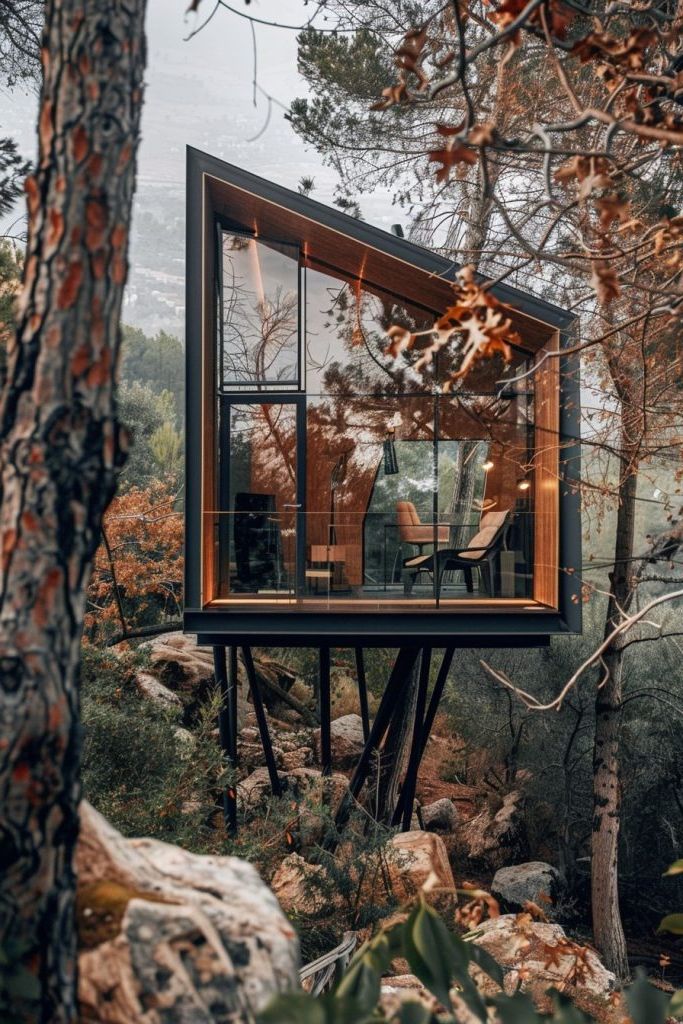 office glass cabin
