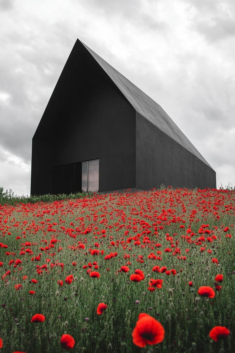 Geometric Shapes in Obsidian Tones