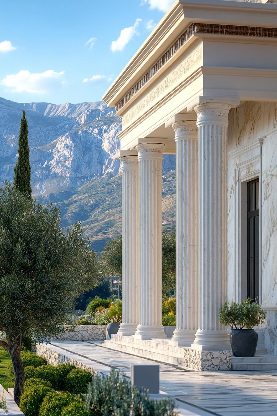 Parthenon-Inspired Abode