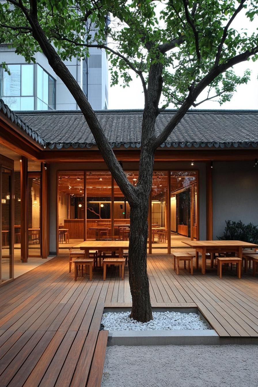 Floating Zen Garden Courtyard