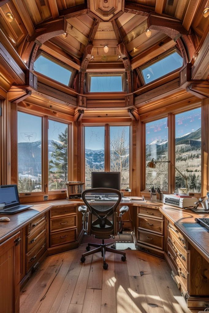octagonal home office