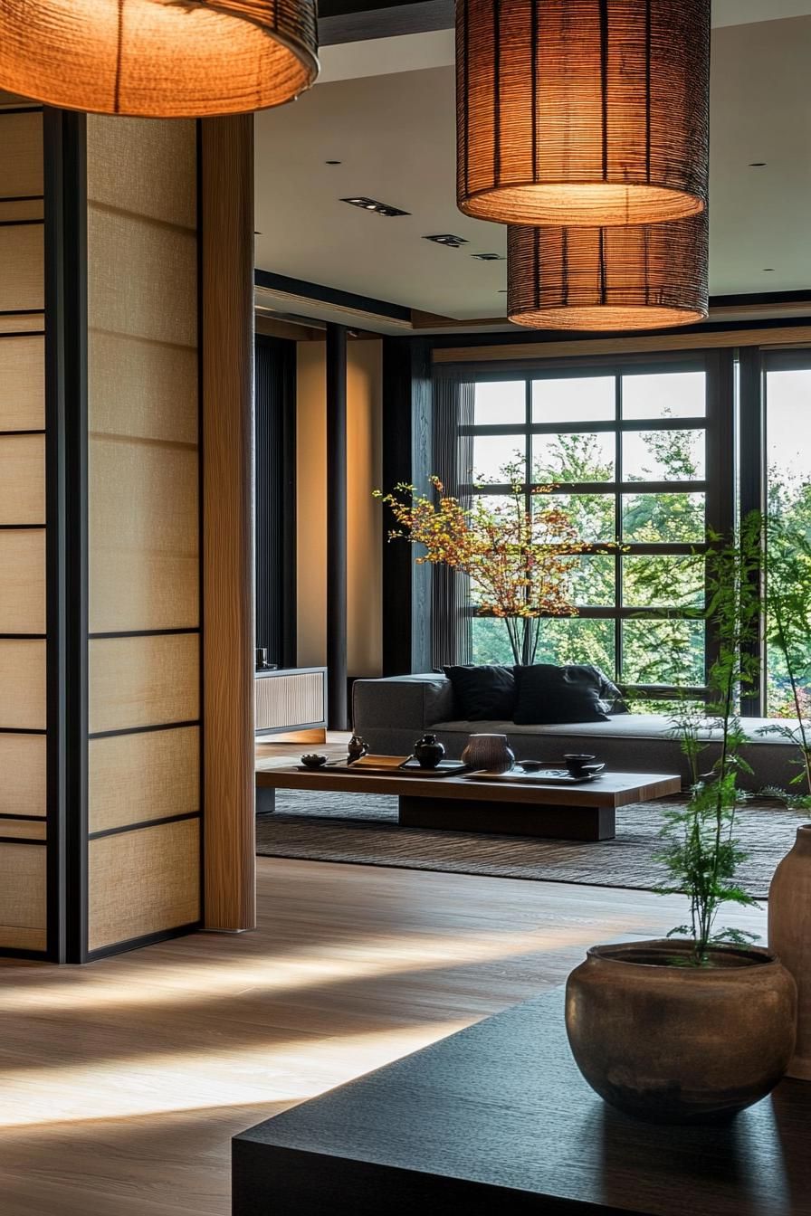 Open-plan Layout With Sliding Shoji Screens