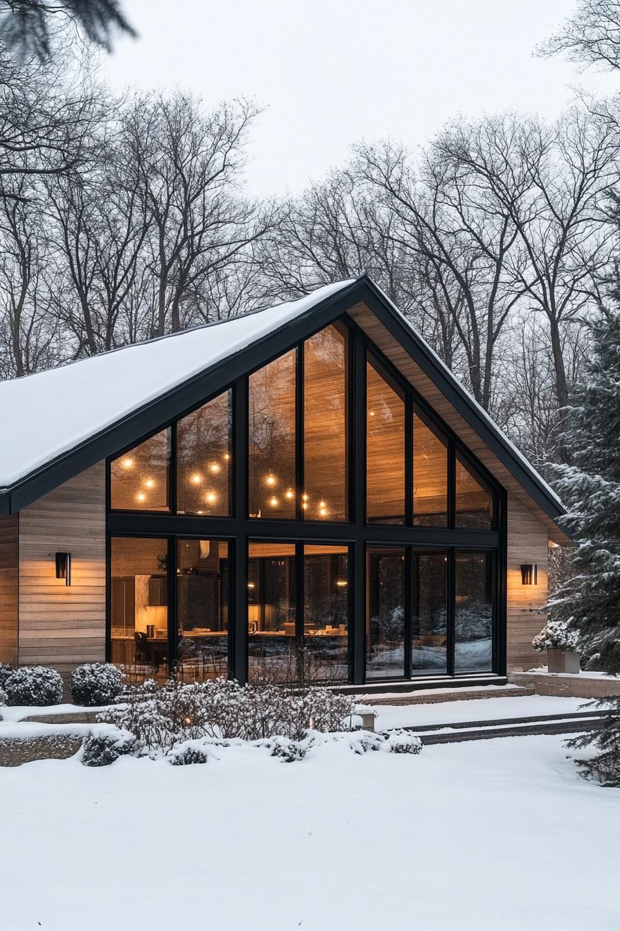 Cedar Shiplap With Large Windows