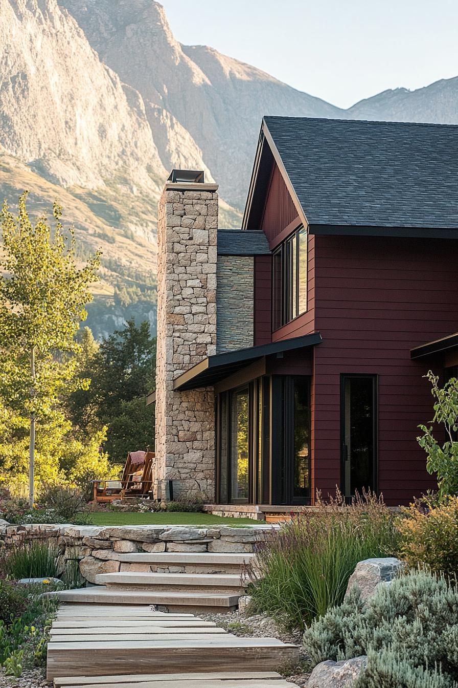 Crimson Charm in the Mountains: A Cozy Sanctuary