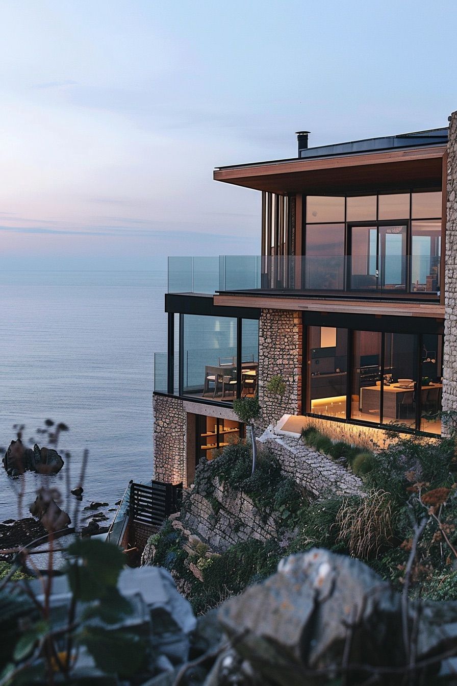 cliffside mansion