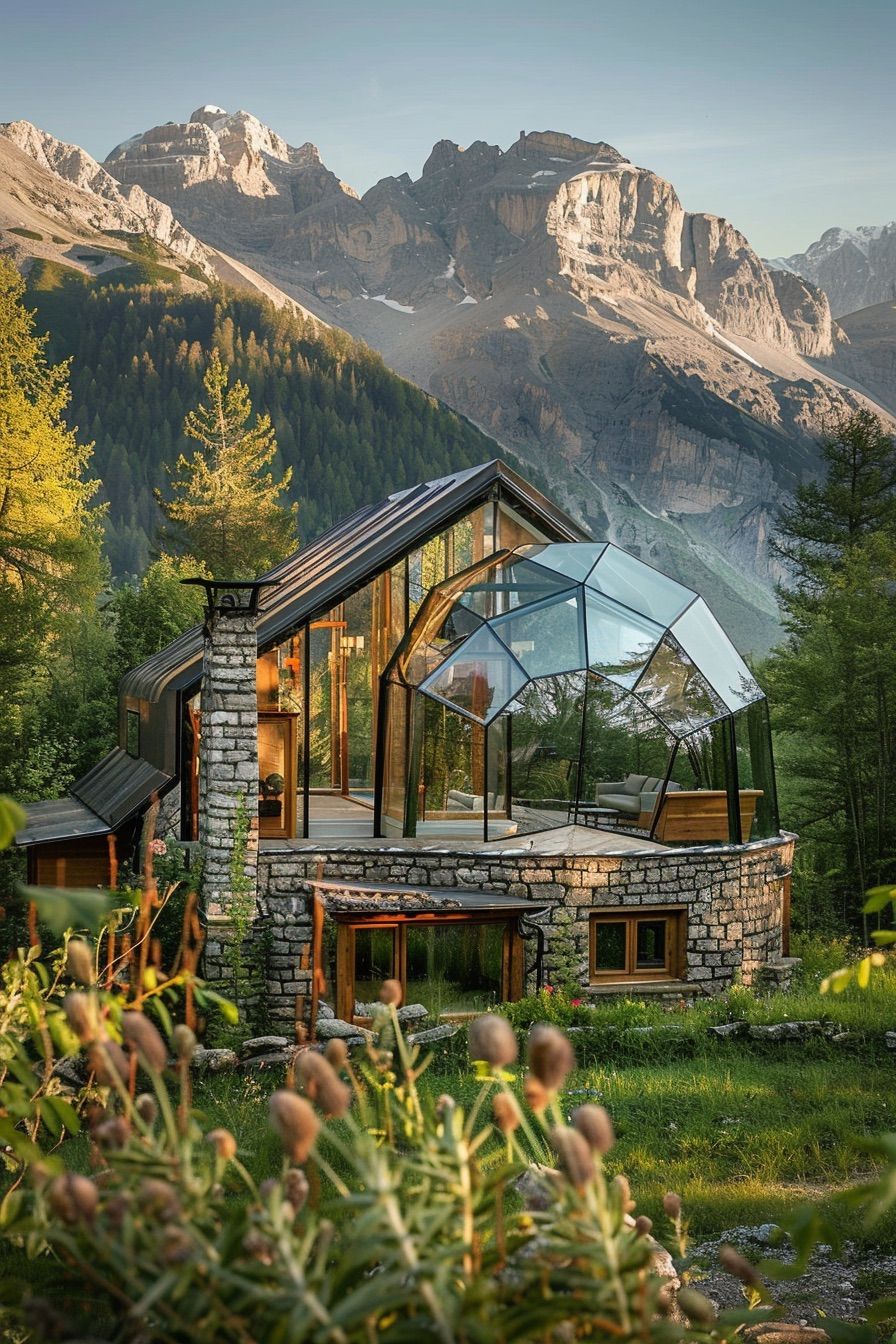 glass dome pavillion