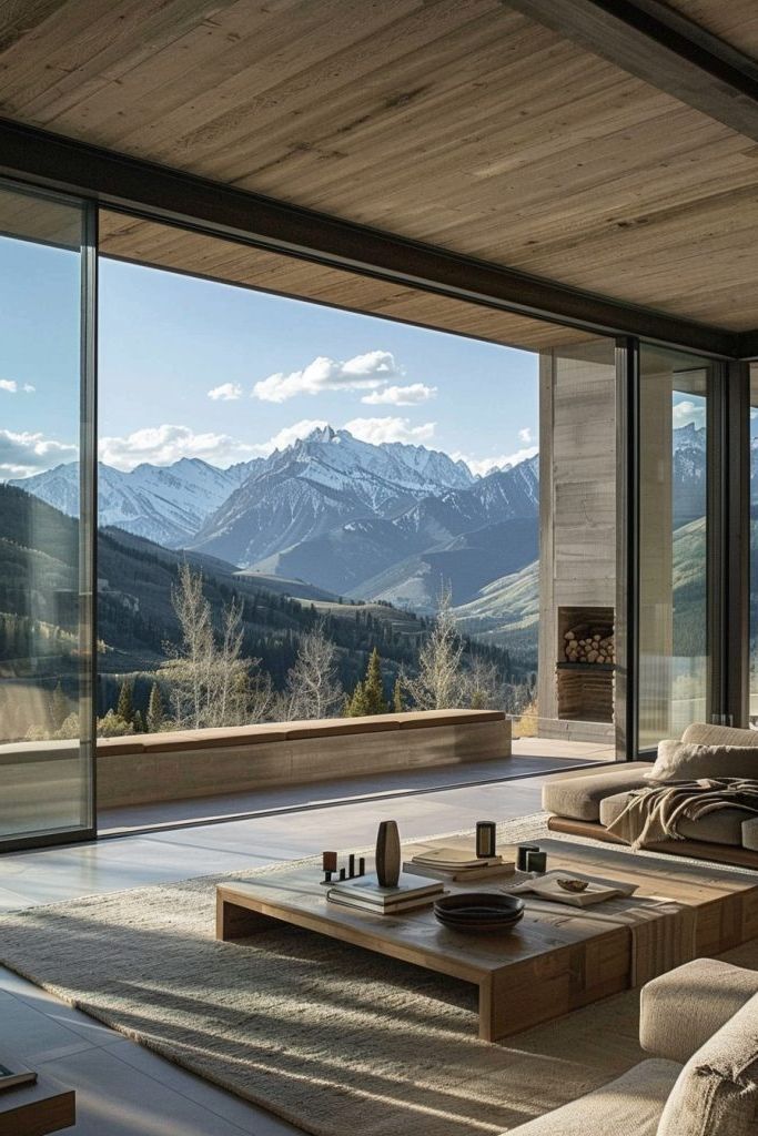 mountain living indoor outdoor