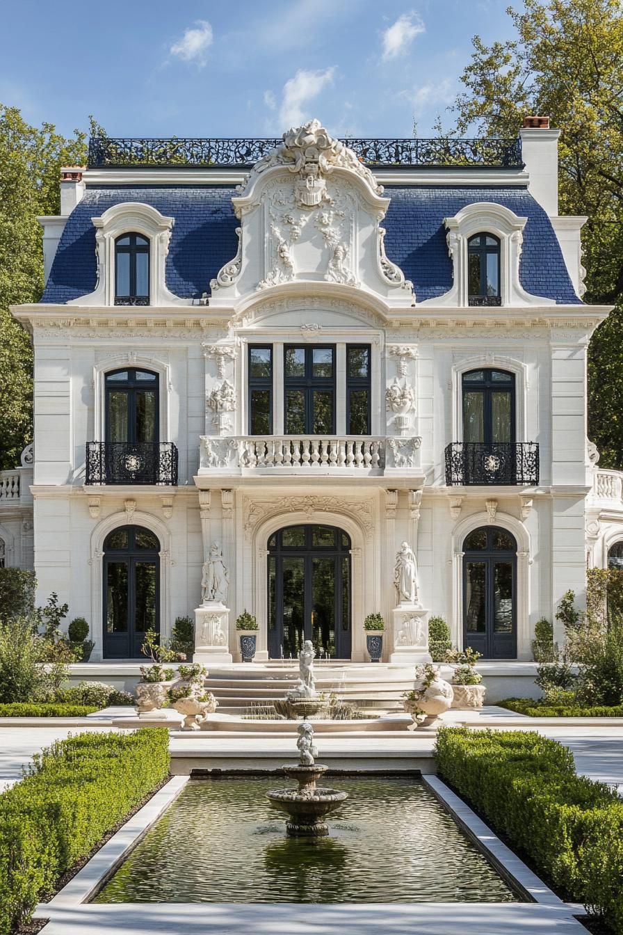 Elegance Meets Extravagance: A French Mansion Masterpiece
