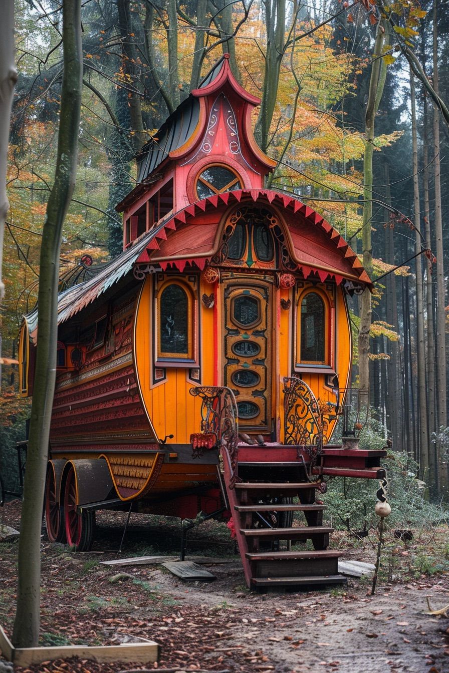 unique gypsy wood cabin