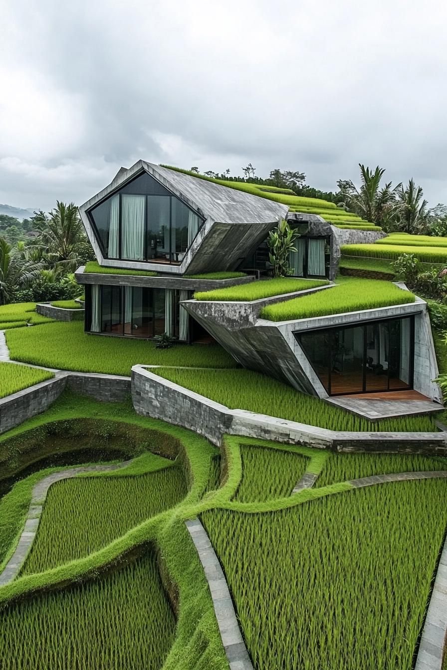 Multi-level Terraces With Seamless Transitions
