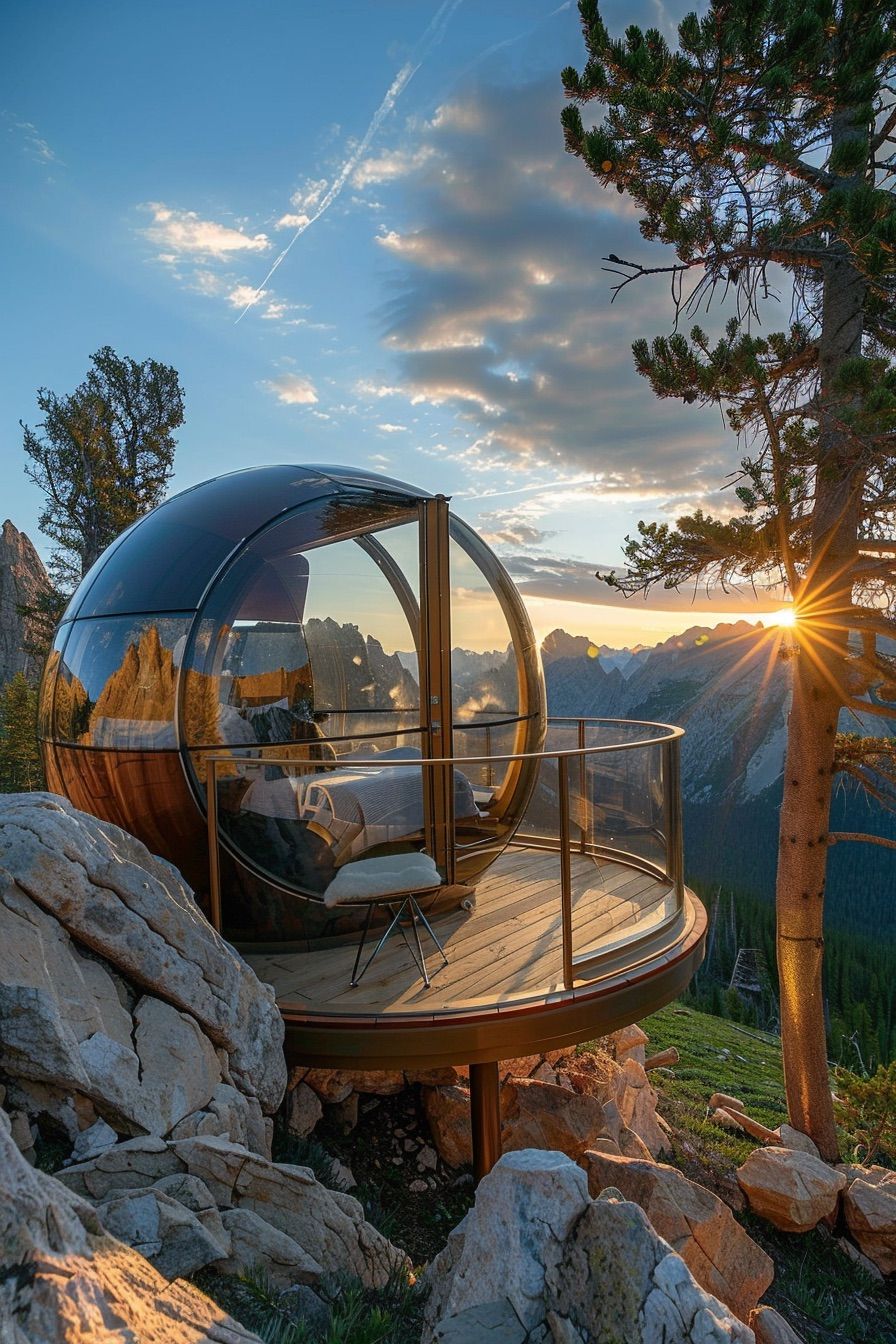 glass sphere unit