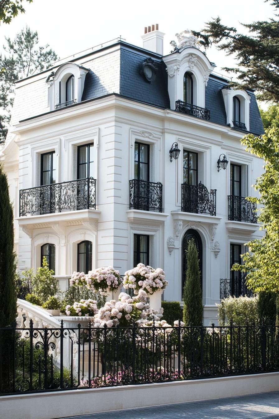 Elegance Meets Opulence: A French Architectural Delight