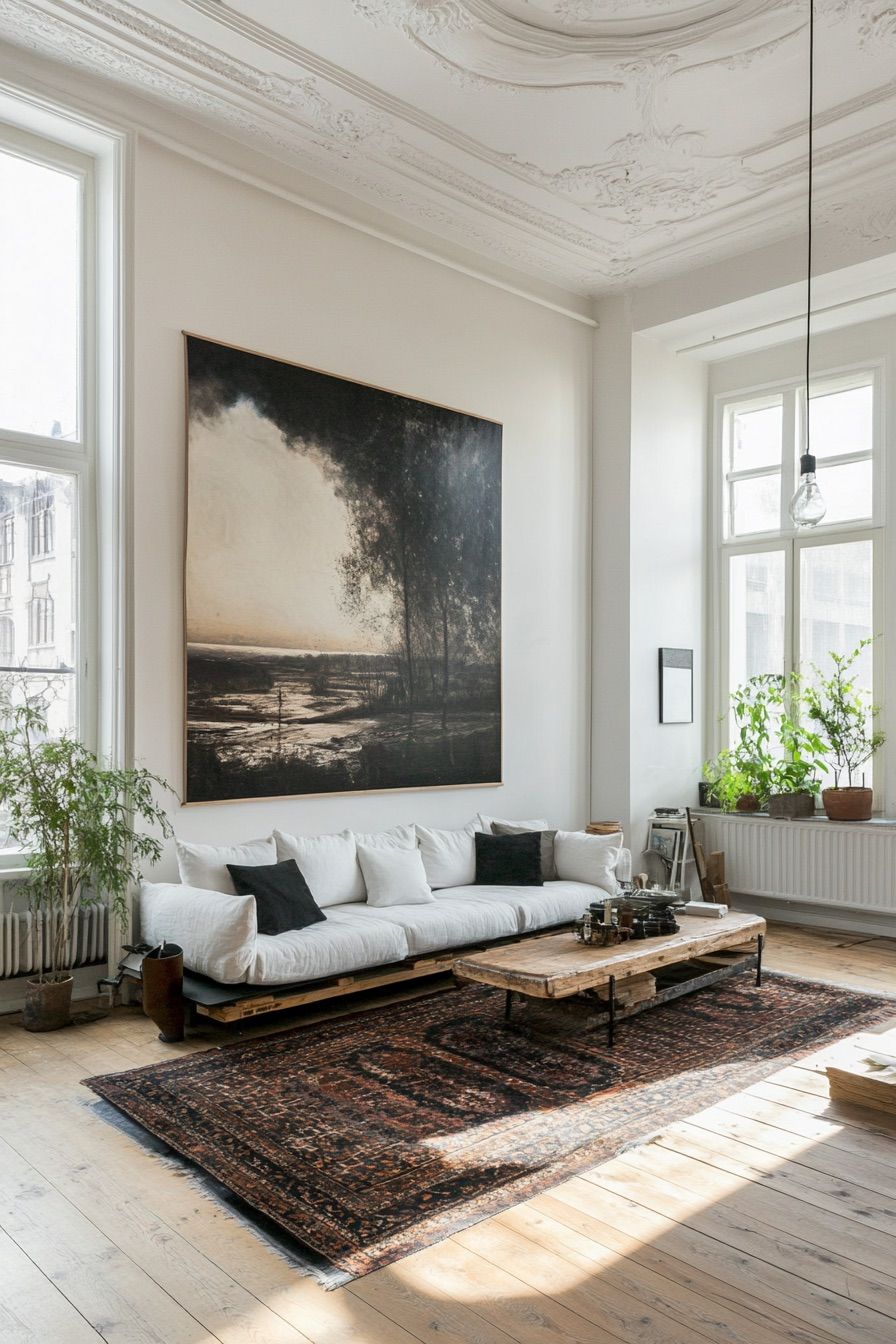 Oversized Abstract Art