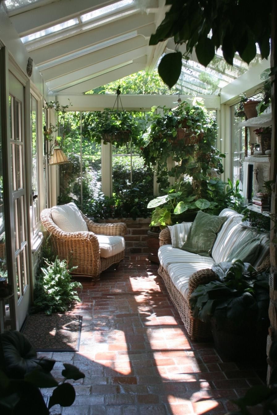Glass-walled Garden Room