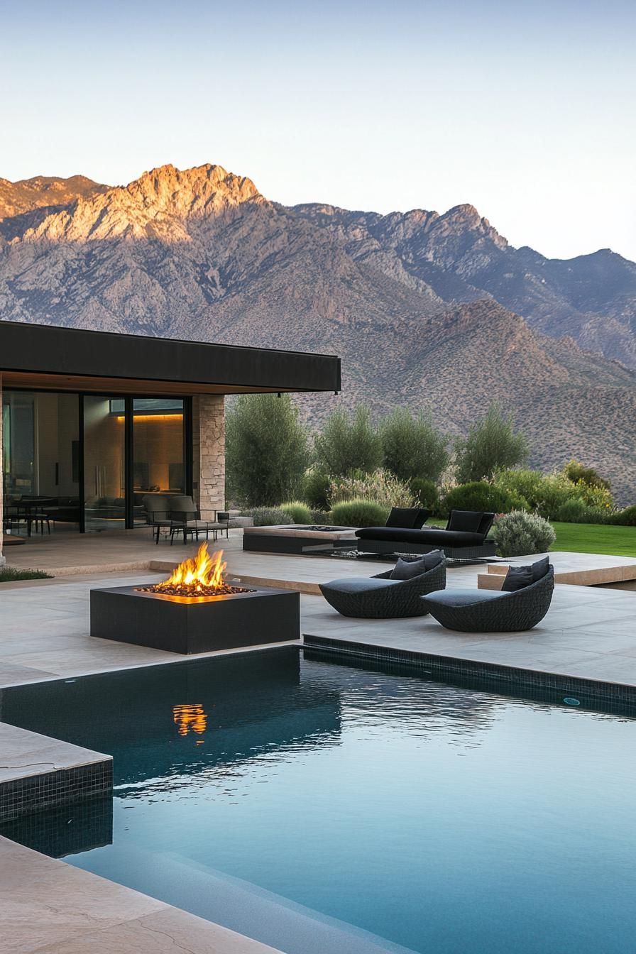 Fire Pit Seating Area