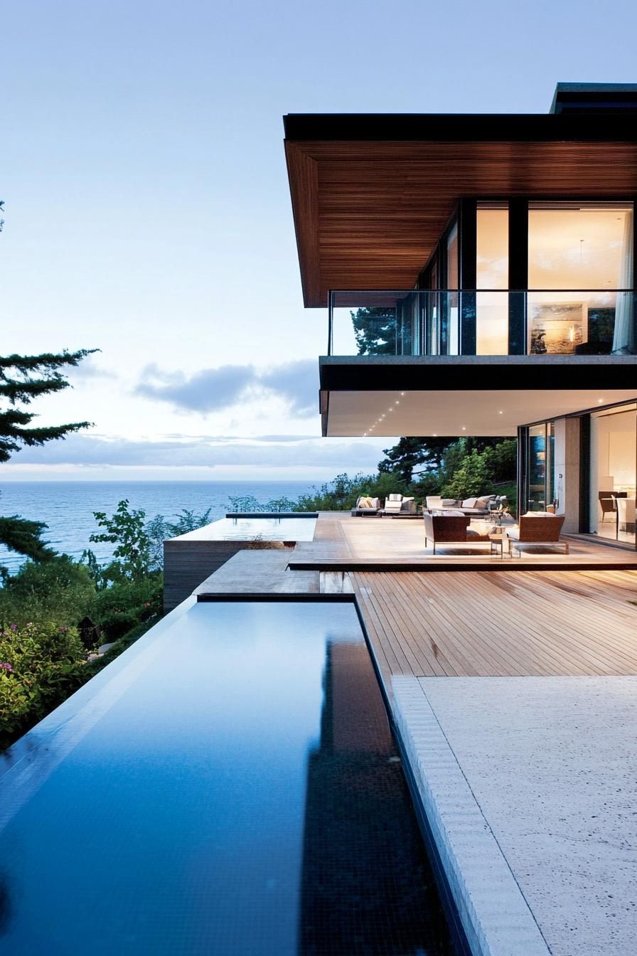 Raised Wooden Deck