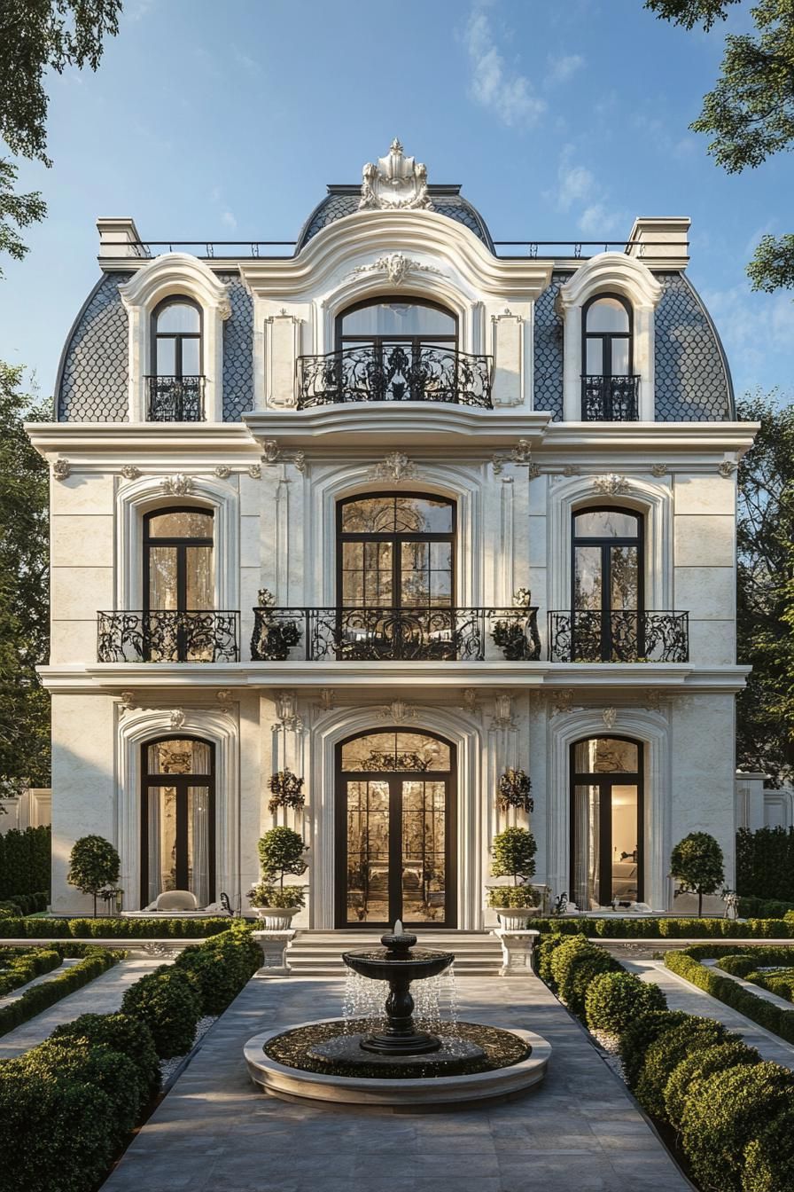 Glamorous French Mansion: A Dose of Elegance