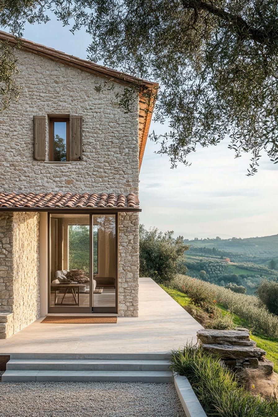 Rustic Stone Villa With Terracotta Roof
