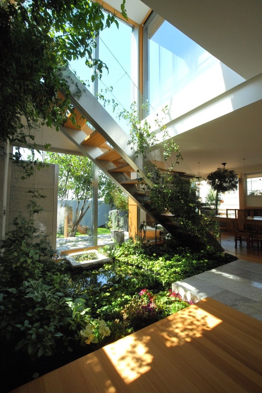 Atrium With Hanging Garden