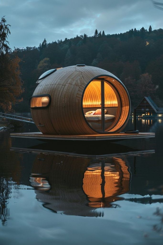 Floating Eco Pod With Renewable Energy
