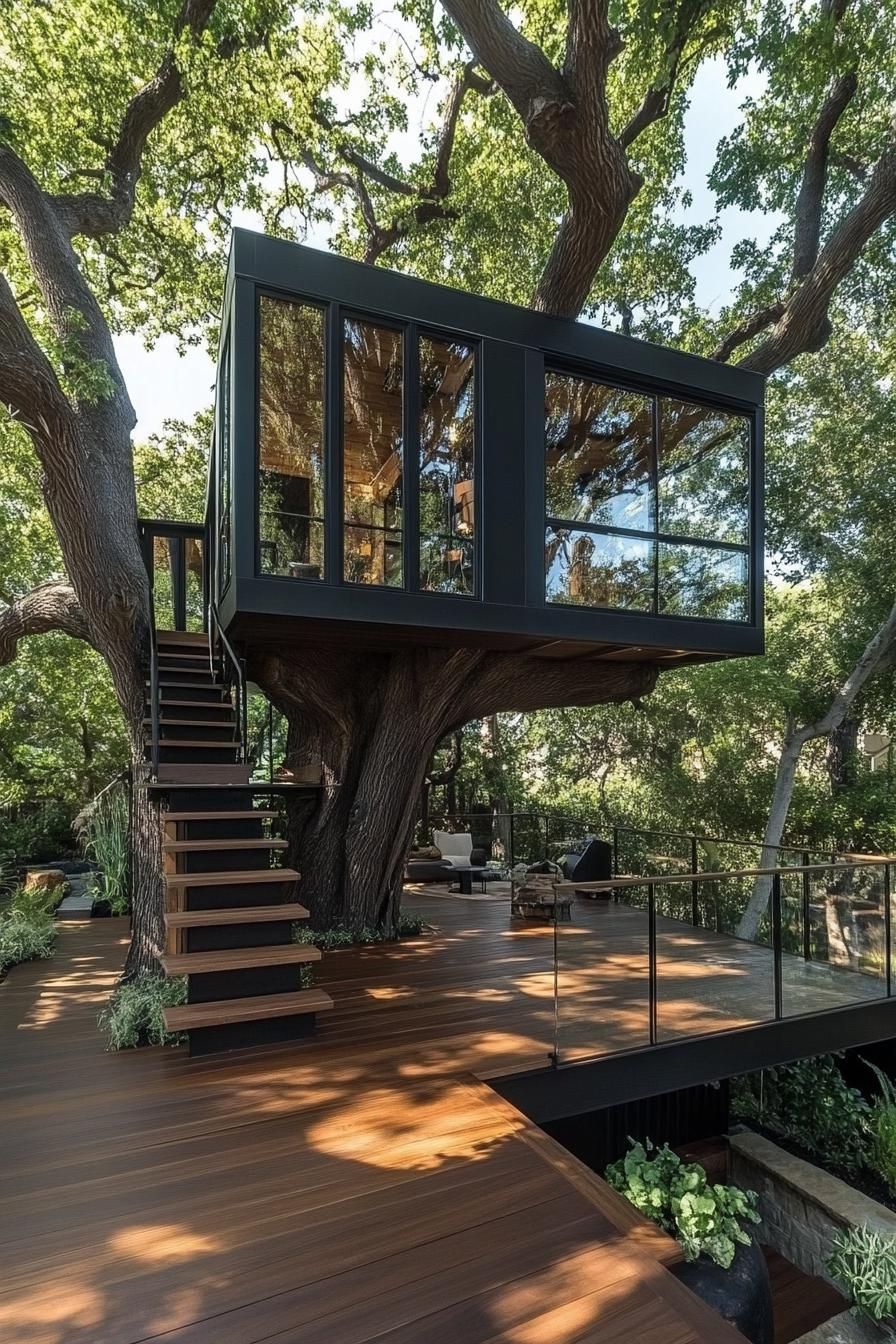 Modern Tree House Haven