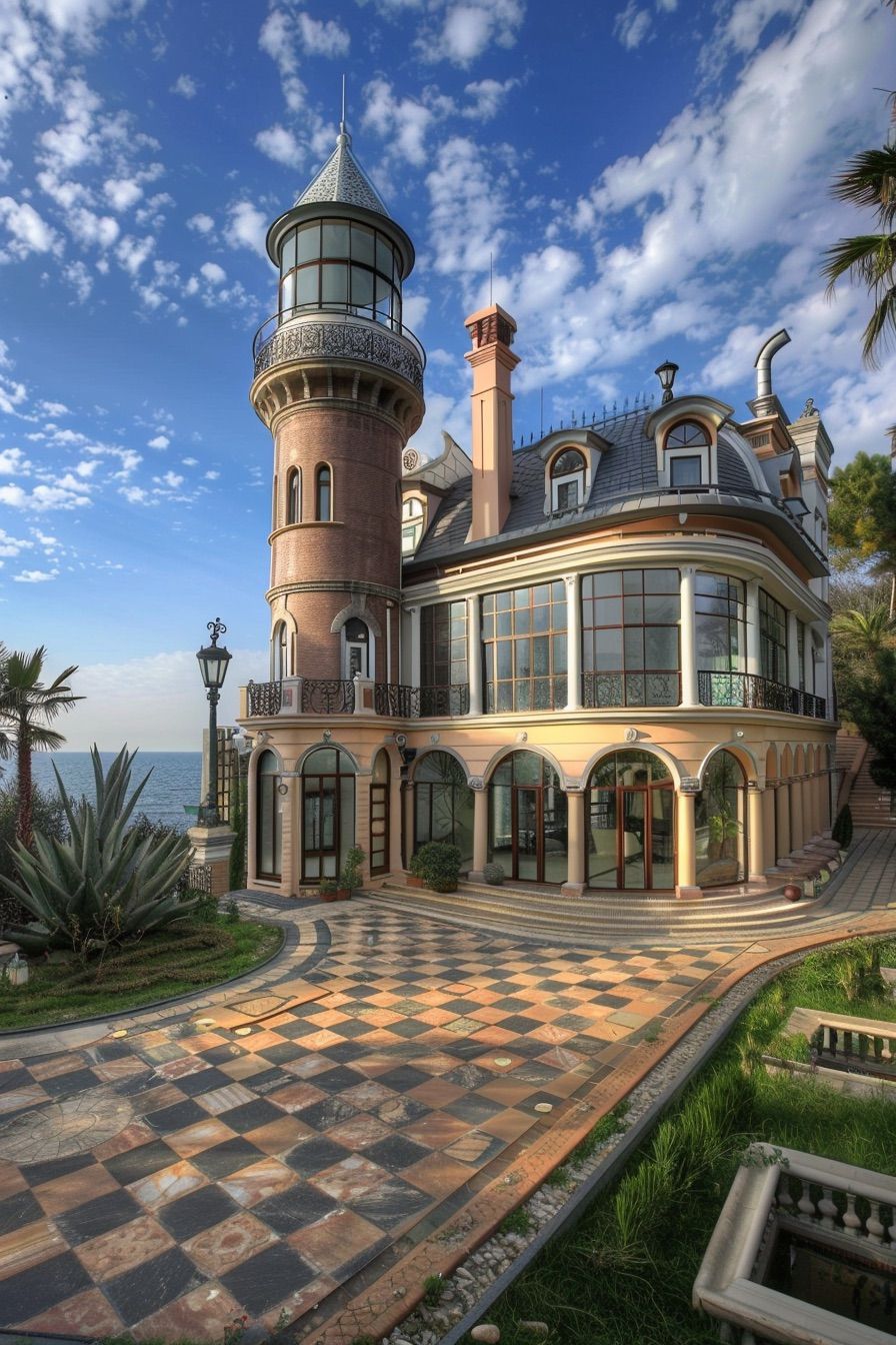 lighthouse tropical villa