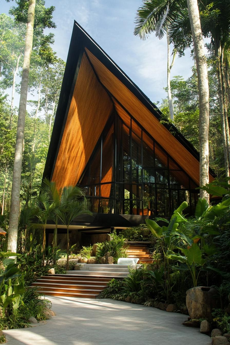 sustainable luxury villa in lush tropical jungle 3