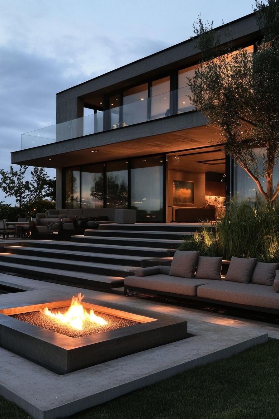 Fire Pit Lounge Area