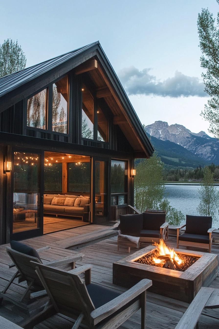 Outdoor Fire Pit With Seating