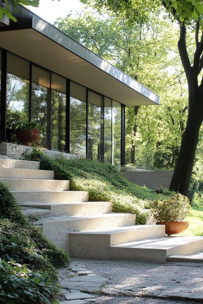 french house glass walls