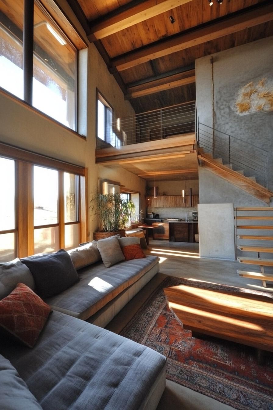 modern straw bale concrete house with living walls 3